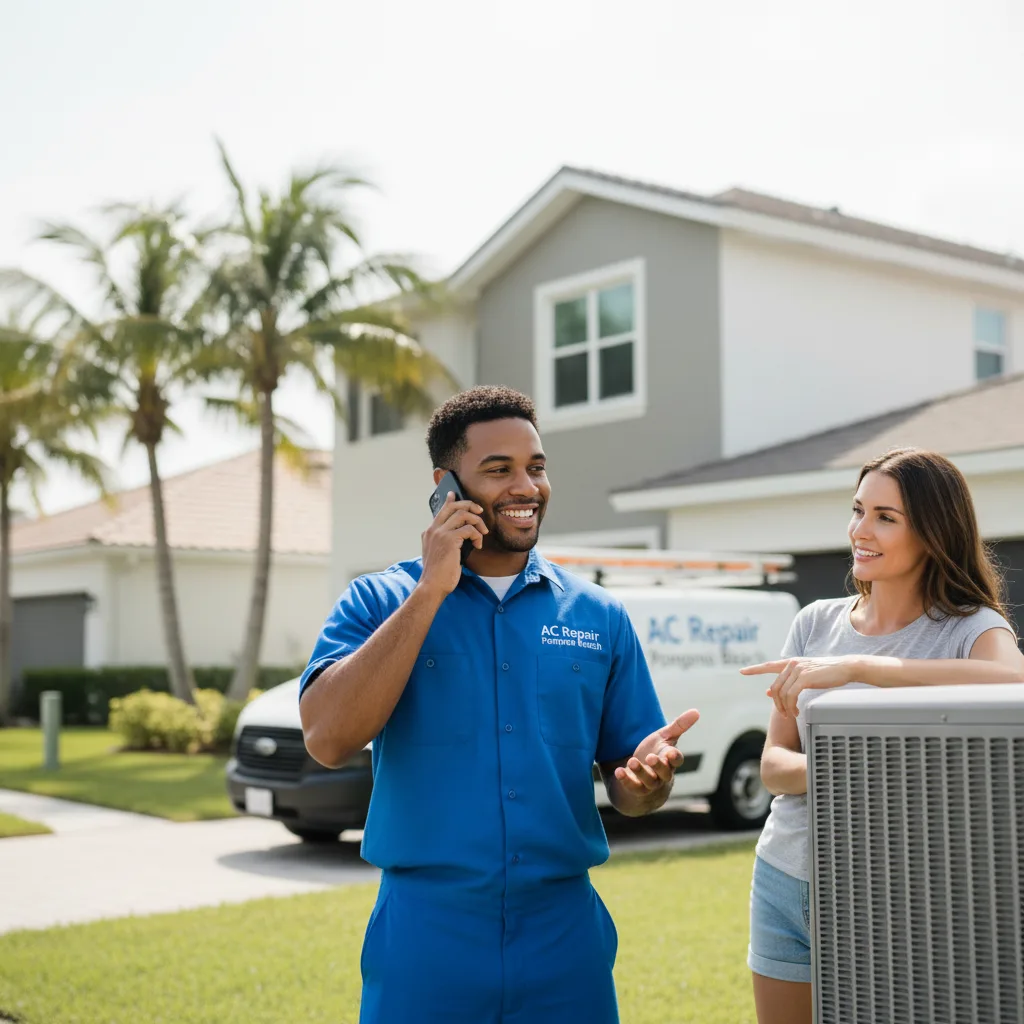 AC Repair Pompano Beach customer support in McLendon-Chisholm